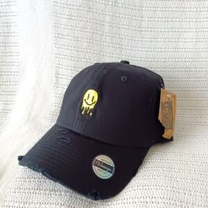 Melted Smiley Dad Hat